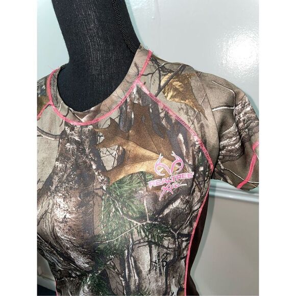 Realtree Dri-More Tech Camo Short Sleeve Women’s Tee Size Small - Picture 2 of 7